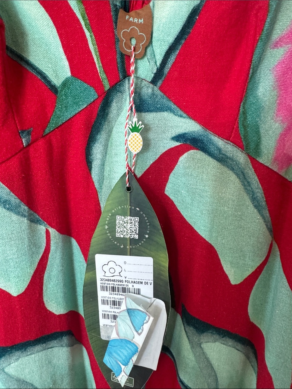 FARM Rio linen maxi dress - Picture 2 of 4